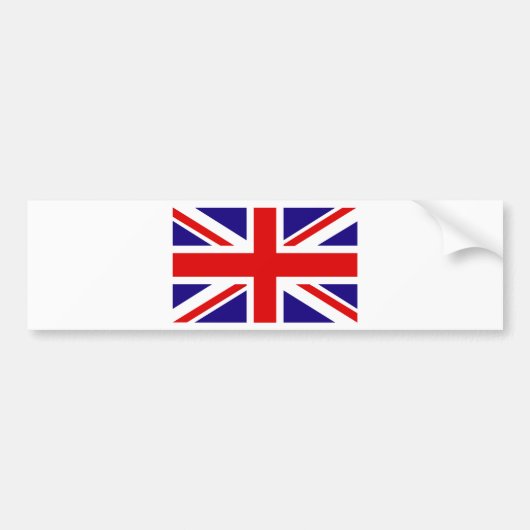 BRITISCHE Flagge Autoaufkleber (Vorne)