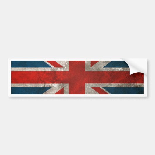 Britische Flagge Autoaufkleber (Vorne)