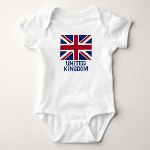 BRITISCHE FLAGGE BABY STRAMPLER