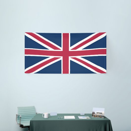 Britische Flagge Banner (Messeveranstaltung)