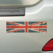Britische Flagge beunruhigt Autoaufkleber (Auf Auto)