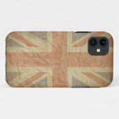 Britische Flagge beunruhigt Case-Mate iPhone Hülle (Rückseite (Horizontal))