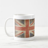 Britische Flagge beunruhigt Kaffeetasse (Links)