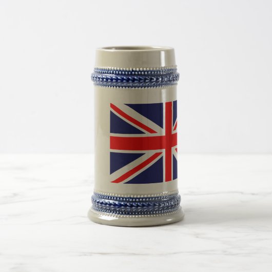 Britische Flagge Bierglas (Mittel)