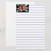 Britische Flagge Briefpapier (Vorne/Hinten)