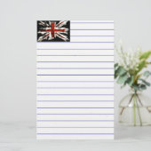Britische Flagge Briefpapier (Stehend Vorderseite)