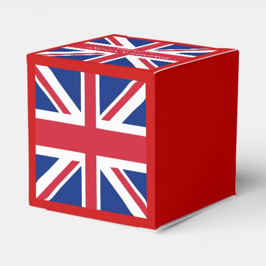 Britische Flagge (Britische Flagge) Jack Geschenkschachtel (Rückseite)