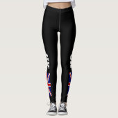 Britische Flagge - Britische Flagge - Sondersport Leggings (Vorderseite)