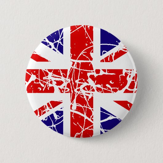 BRITISCHE Flagge Button (Vorderseite)