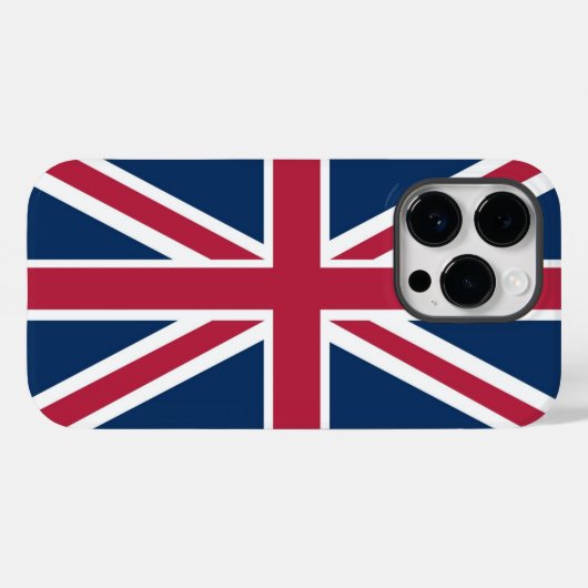 Britische Flagge Case-Mate iPhone Hülle (Rückseite (Horizontal))