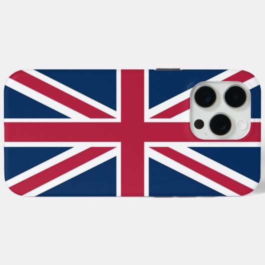 Britische Flagge Case-Mate iPhone Hülle (Rückseite (Horizontal))