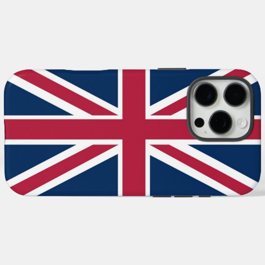Britische Flagge Case-Mate iPhone Hülle (Rückseite (Horizontal))