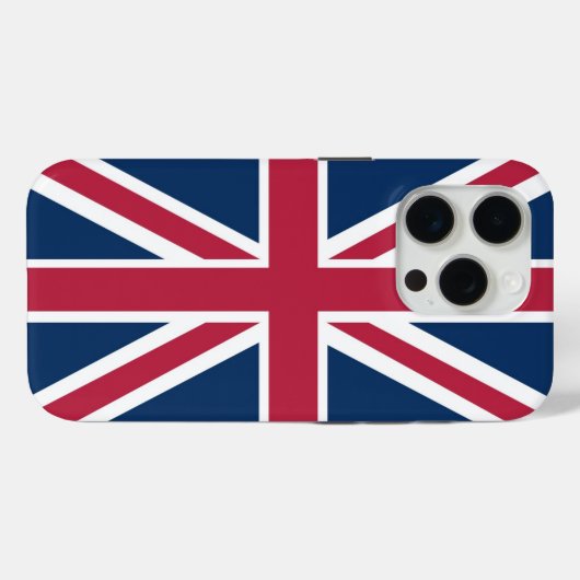 Britische Flagge Case-Mate iPhone Hülle (Rückseite (Horizontal))