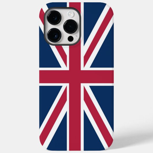 Britische Flagge Case-Mate iPhone Hülle (Rückseite)