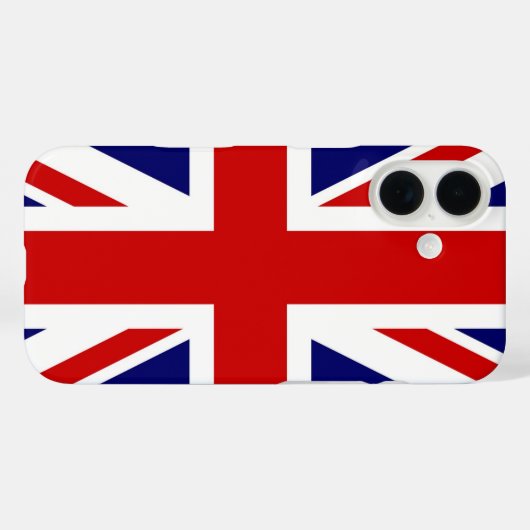 Britische Flagge Case-Mate iPhone Hülle (Rückseite (Horizontal))