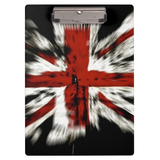 Britische Flagge Clipboard Klemmbrett (Vorderseite)