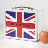 Britische Flagge der Gewerkschafts-Jack Metall Brotdose (Beispiel)