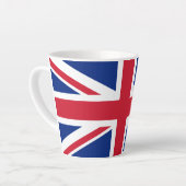 Britische Flagge der letzten Tasse (Linke Ecke)