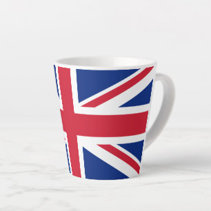 Britische Flagge der letzten Tasse