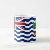 Britische Flagge des Indischen Ozeans Kaffeetasse (Mittel)