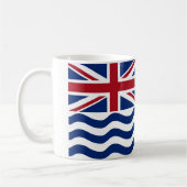Britische Flagge des Indischen Ozeans Kaffeetasse (Links)