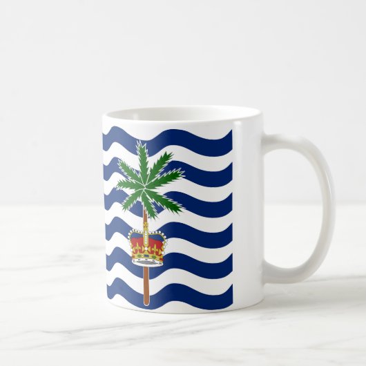 Britische Flagge des Indischen Ozeans Kaffeetasse (Rechts)