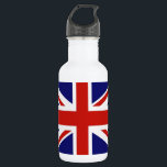 Britische Flagge Edelstahlflasche<br><div class="desc">Britisch,  Fahne,  "Britische Flagge",  "Gewerkschaft Jack",  Gewerkschaft,  Jack,  Englisch,  England,  "Vereinigtes Königreich",  "u.k",  "u.k.",  "Englische Flagge",  "England Fahne",  "United Königreich Fahne",  "Great britain",  Großbritannien,  Flaggen,  Land,  Inseln,  blau,  rot,  weiß,  Kreuz,  Land,  Land,  Walde, </div>