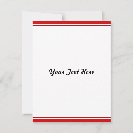 Britische Flagge Einladung (Rückseite)