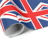 BRITISCHE Flagge England Geschenkpapier (Rolleneckpunkt)