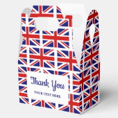 Britische Flagge Englischer Stolz Box Geschenkschachtel (Geöffnet)
