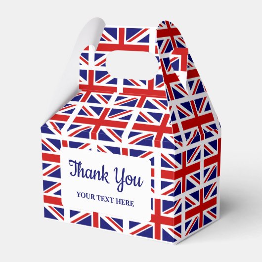 Britische Flagge Englischer Stolz Box Geschenkschachtel (Vorderseite)