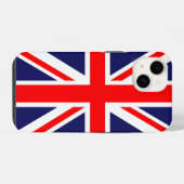 Britische Flagge/Flagge iPhone Hülle (Rückseite (Horizontal))