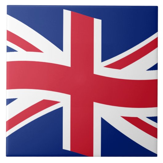Britische Flagge Fliese (Vorderseite)