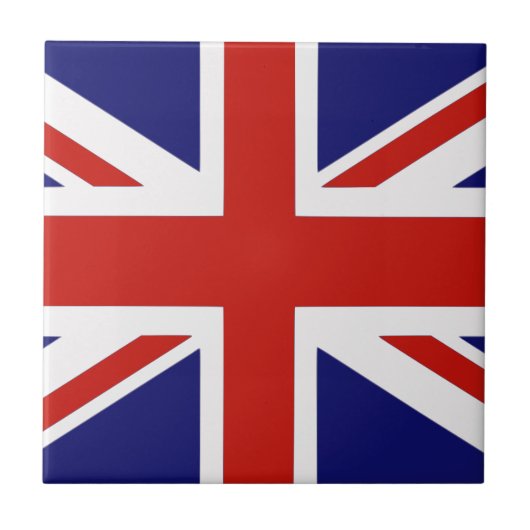 Britische Flagge Fliese (Vorderseite)