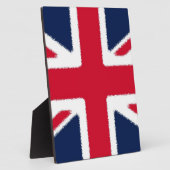 Britische Flagge Fotoplatte (Seite)