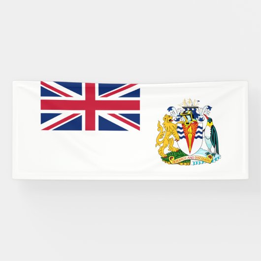 Britische Flagge für das Antarktis-Gebiet Banner (Horizontal)