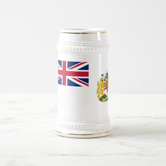 Britische Flagge für das Antarktis-Gebiet Bierglas (Mittel)