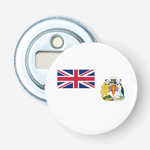 Britische Flagge für das Antarktis-Gebiet Flaschenöffner