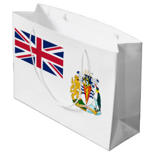 Britische Flagge für das Antarktis-Gebiet Große Geschenktüte