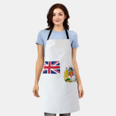 Britische Flagge für das Antarktis-Gebiet Schürze (Getragen)