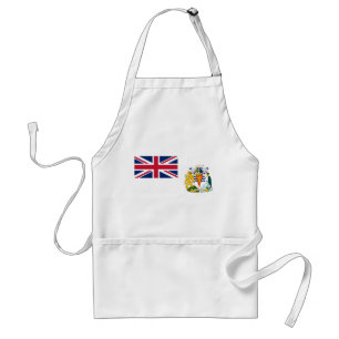 Britische Flagge für das Antarktis-Gebiet Schürze