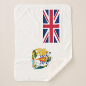 Britische Flagge für das Antarktis-Gebiet Sherpadecke (Vorderseite)