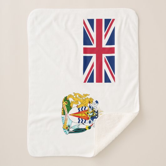 Britische Flagge für das Antarktis-Gebiet Sherpadecke (Vorderseite)