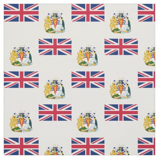 Britische Flagge für das Antarktis-Gebiet Stoff (Muster)