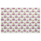 Britische Flagge für das Antarktis-Gebiet Stoff (Fat Quarter (45,7 x 55,9 cm))