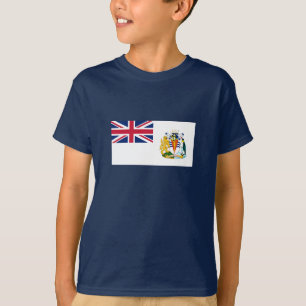Britische Flagge für das Antarktis-Gebiet T-Shirt