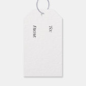 Britische Flagge für die Flagge von Britisch-Union Geschenkanhänger (Rückseite)