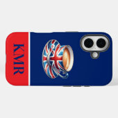 Britische Flagge für englisches Teacup Case-Mate iPhone Hülle (Rückseite (Horizontal))