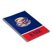 Britische Flagge für englisches Teacup Notizblock (Rechte Seite)