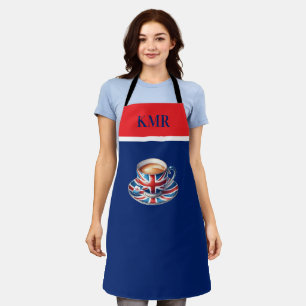 Britische Flagge für englisches Teacup Schürze